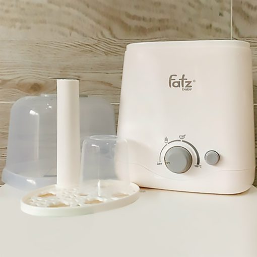 Máy hâm sữa hai bình cổ rộng Dou 1 Fatzbaby FB3012SL - Ảnh 4