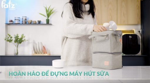 Ba lô bỉm sữa có kết hợp túi bảo quản bình sữa - Multifit - Fatzbaby - FB2020SL - Ảnh 13