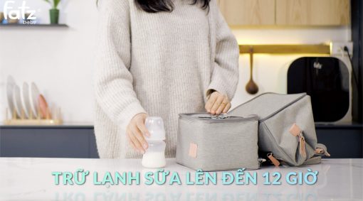 Ba lô bỉm sữa có kết hợp túi bảo quản bình sữa - Multifit - Fatzbaby - FB2020SL - Ảnh 14