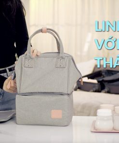 Ba lô bỉm sữa có tích hợp túi bảo quản sữa mẹ Multifit FB2020SL 16