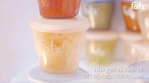 Cốc trữ thức ăn dặm (Bộ 3 cốc) 85 ML Fatzbaby FB0010N - Ảnh 9