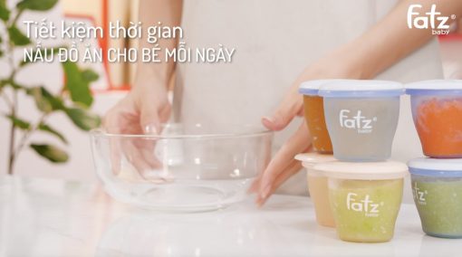 Cốc trữ thức ăn dặm (Bộ 3 cốc) 85 ML Fatzbaby FB0010N - Ảnh 10