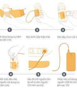 Dụng cụ hâm sữa trên ô tô FB3100MX 14