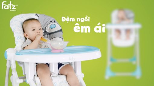 Ghế cao ăn dặm cho bé FB7202BN (màu nâu) - Ảnh 8