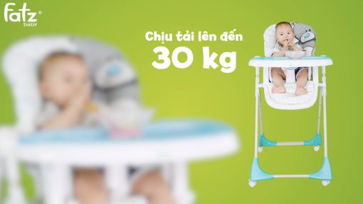 Ghế cao ăn dặm cho bé FB7202BN (màu nâu) - Ảnh 9