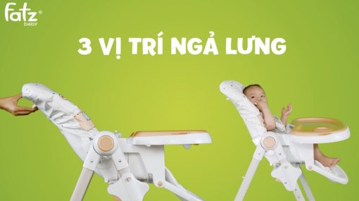 Ghế cao ăn dặm cho bé FB7202BN (màu nâu) - Ảnh 6