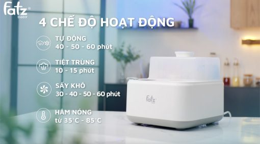 Máy tiệt trùng sấy khô hâm sữa điện tử có tích hợp máy hâm sữa - CAPTAIN 1 - FB4320SJ5 - Ảnh 9