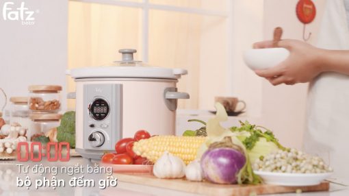 Nồi nấu chậm thông minh hẹn giờ 2.5L - SLOW 4 - FB9215MT (màu trắng) - Ảnh 7