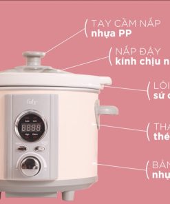 Nồi nấu chậm thông minh hẹn giờ SLOW 4 FB9125MH 5