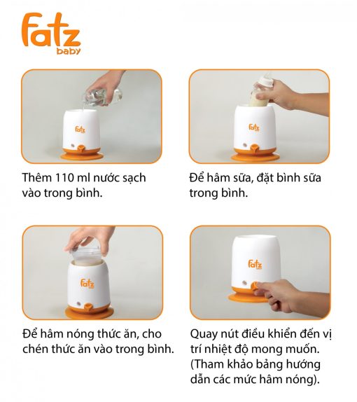 Máy hâm sữa - Mono 2 - Fatzbaby FB3002SL - Ảnh 9