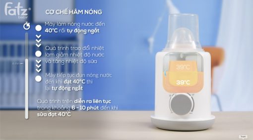 Máy hâm sữa Fatzbaby - Mono 5 - FB3225SL - Ảnh 9