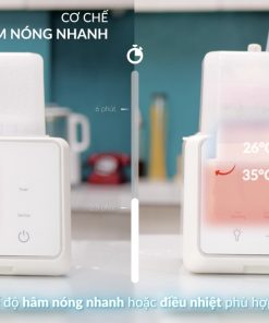 máy hâm sữa tiệt trùng 2 bình sữa DUO3 PLUS Fb3094TK 15