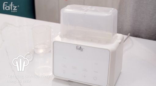Máy hâm sữa tiệt trùng điện tử Duo 3 PLUS + Fatzbaby FB3094TK - Ảnh 10