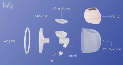 Máy hút sữa điện rảnh tay và không dây Freemax 1 - FB1201CW (1 chiếc) - Ảnh 8