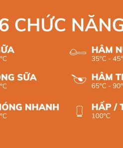 Máy hâm sữa và tiệt trùng diện tử Quatro 1 FB3015CY 10