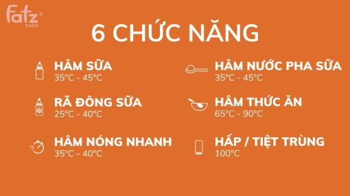 Máy hâm sữa tiệt trùng điện tử 4 bình - Quatro 1 - Fatzbaby FB3015CY - Ảnh 9