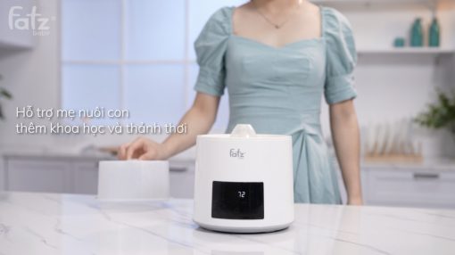 Máy hâm sữa tiệt trùng điện tử 4 bình - Quatro 1 - Fatzbaby FB3015CY - Ảnh 12
