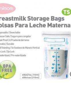 Túi đựng sữa mẹ (trữ sữa mẹ) Unimom Compact không có BPA 210ml 60 túi/ hộp