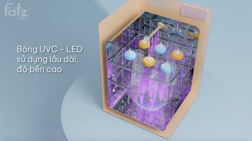 Máy tiệt trùng sấy khô khử mùi UVC-LED công nghệ Anion Fatzbaby King 2 - FB4799BT - Ảnh 9