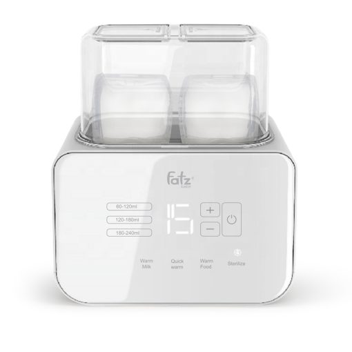Máy hâm sữa tiệt trùng điện tử 2 bình Duo 5 Fatzbaby FB3203TN - Ảnh 4