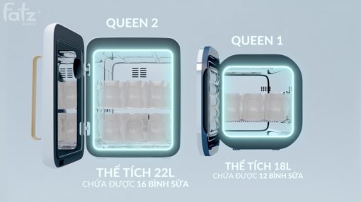 Máy tiệt trùng sấy khô UVC - LED Fatzbaby - 22L - QUEEN 2 - FB4707CYB (màu trắng) - Ảnh 7
