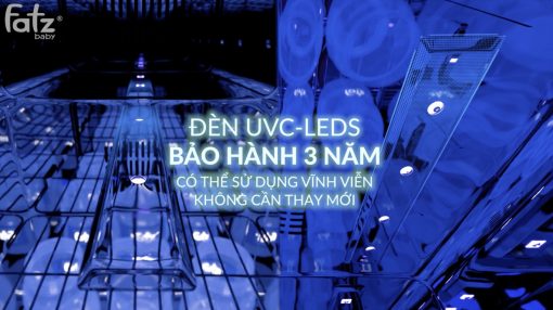 Máy tiệt trùng sấy khô UVC - LED Fatzbaby - 22L - QUEEN 2 - FB4707CYB (màu trắng) - Ảnh 11