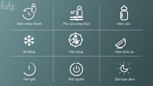 Máy hâm sữa tiệt trùng điện tử 2 bình - Duo 6 - Fatzbaby FB3090CY - Ảnh 14