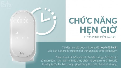 Máy hâm sữa tiệt trùng điện tử 2 bình - Duo 6 - Fatzbaby FB3090CY - Ảnh 17