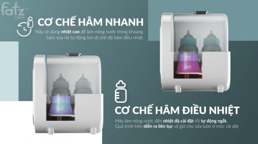 Máy hâm sữa tiệt trùng điện tử 2 bình - Duo 6 - Fatzbaby FB3090CY - Ảnh 19
