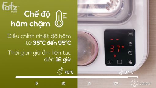 Máy tiệt trùng sấy khô nấu cháo thông minh tích hợp máy hâm sữa CAPTAIN 2 - FB4315SL - Ảnh 9