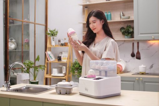 Máy tiệt trùng sấy khô nấu cháo thông minh tích hợp máy hâm sữa CAPTAIN 2 - FB4315SL - Ảnh 16