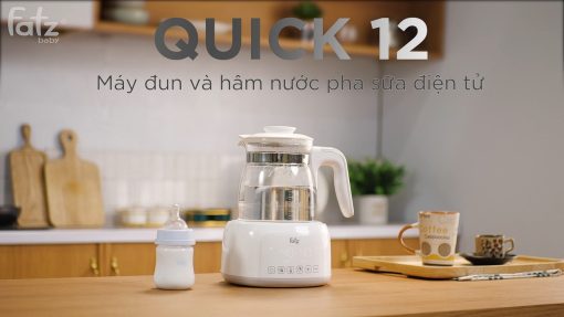 Máy đun nước và hâm nước pha sữa điện tử QUICK 12 Fatzbaby - FB3503HB ( Tặng kèm giỏ hâm sữa) - Ảnh 3