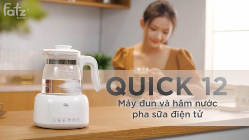 Máy đun nước và hâm nước pha sữa điện tử QUICK 12 Fatzbaby - FB3503HB ( Tặng kèm giỏ hâm sữa) - Ảnh 12