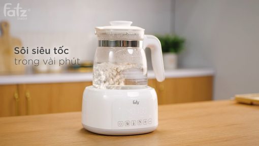 Máy đun nước và hâm nước pha sữa điện tử QUICK 12 Fatzbaby - FB3503HB ( Tặng kèm giỏ hâm sữa) - Ảnh 8