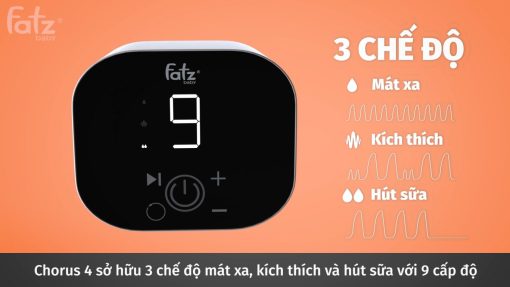 Máy hút sữa điện đôi - Fatzbaby Chorus 4 - FB1101TY - Ảnh 8