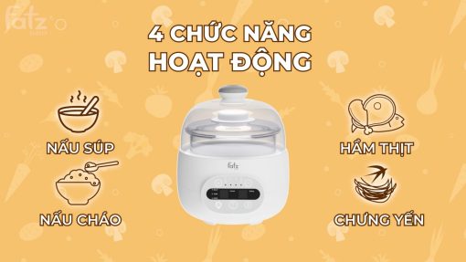 Nồi hầm cách thuỷ (1.0L) Fatzbaby - STEW 3 - FB9111ZT - Ảnh 9
