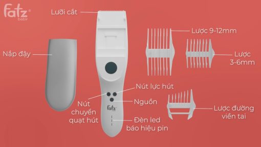 Tông đơ cắt tóc cho bé - TRIM 3 - FB7960BC - Ảnh 7