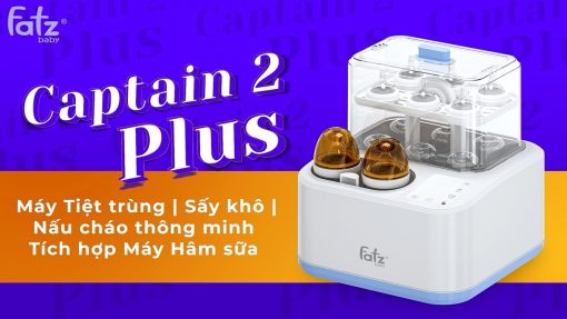 Máy Tiệt trùng/Sấy khô/Nấu cháo thông minh tích hợp Máy hâm sữa - CAPTAIN 2 PLUS + - Ảnh 8