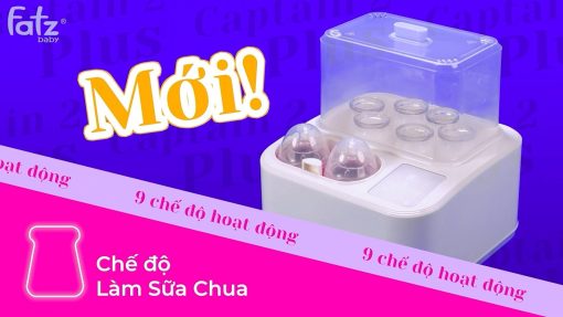Máy Tiệt trùng/Sấy khô/Nấu cháo thông minh tích hợp Máy hâm sữa - CAPTAIN 2 PLUS + - Ảnh 10