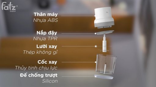 Máy xay thức ăn dặm đa năng cho bé - Mix 1 - FB5101ZT - Ảnh 4
