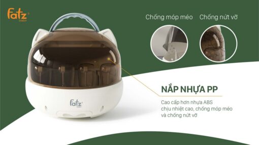 Máy úp bình sữa tiệt trùng UVC sấy khô & bảo quản - Tidy 1 - FB4268WM - Ảnh 15