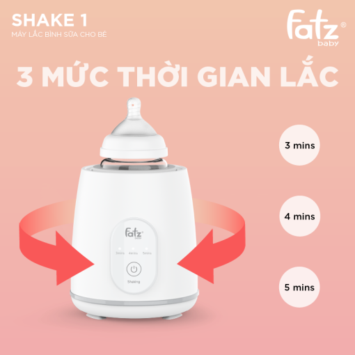 Máy lắc bình sữa điện tử cho bé Fatzbaby Shake 1 - FB3910HB - Ảnh 5