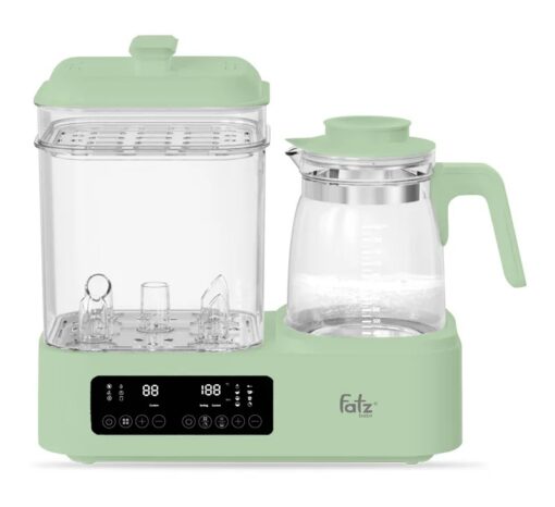 Máy đa năng điện tử (Tiệt trùng/ Sấy khô/ Hấp/ Làm sữa chua/ Đun & Hâm nước) Fatzbaby Multimax 10 - FB9003RS