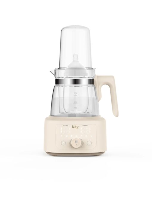 Máy đun và hâm nước pha sữa thủy tinh an toàn HiQuick 3 - FB3702HB