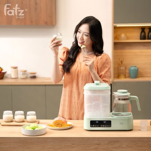 Máy đa năng điện tử (Tiệt trùng/ Sấy khô/ Hấp/ Làm sữa chua/ Đun & Hâm nước) Fatzbaby Multimax 10 - FB9003RS - Ảnh 6