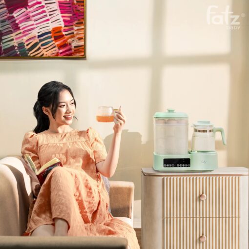 Máy đa năng điện tử (Tiệt trùng/ Sấy khô/ Hấp/ Làm sữa chua/ Đun & Hâm nước) Fatzbaby Multimax 10 - FB9003RS - Ảnh 7