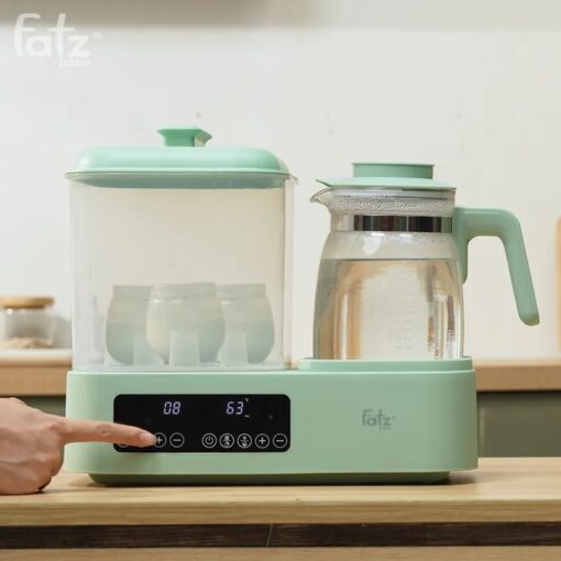 Máy đa năng điện tử (Tiệt trùng/ Sấy khô/ Hấp/ Làm sữa chua/ Đun & Hâm nước) Fatzbaby Multimax 10 - FB9003RS - Ảnh 10