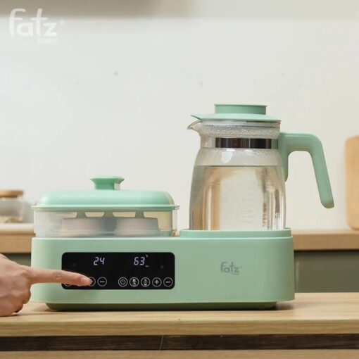 Máy đa năng điện tử (Tiệt trùng/ Sấy khô/ Hấp/ Làm sữa chua/ Đun & Hâm nước) Fatzbaby Multimax 10 - FB9003RS - Ảnh 11