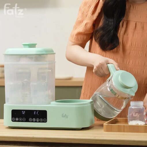Máy đa năng điện tử (Tiệt trùng/ Sấy khô/ Hấp/ Làm sữa chua/ Đun & Hâm nước) Fatzbaby Multimax 10 - FB9003RS - Ảnh 13