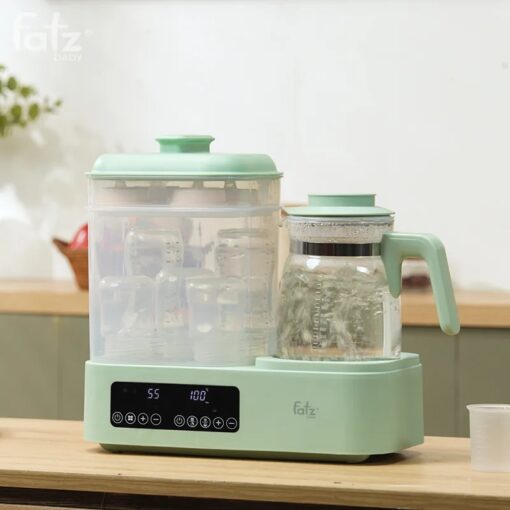 Máy đa năng điện tử (Tiệt trùng/ Sấy khô/ Hấp/ Làm sữa chua/ Đun & Hâm nước) Fatzbaby Multimax 10 - FB9003RS - Ảnh 15